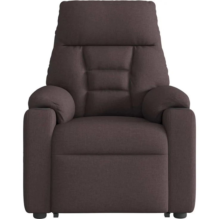 vidaXL Massagesessel mit Aufstehhilfe Dunkelbraun Stoff 3303047 – Bild 5