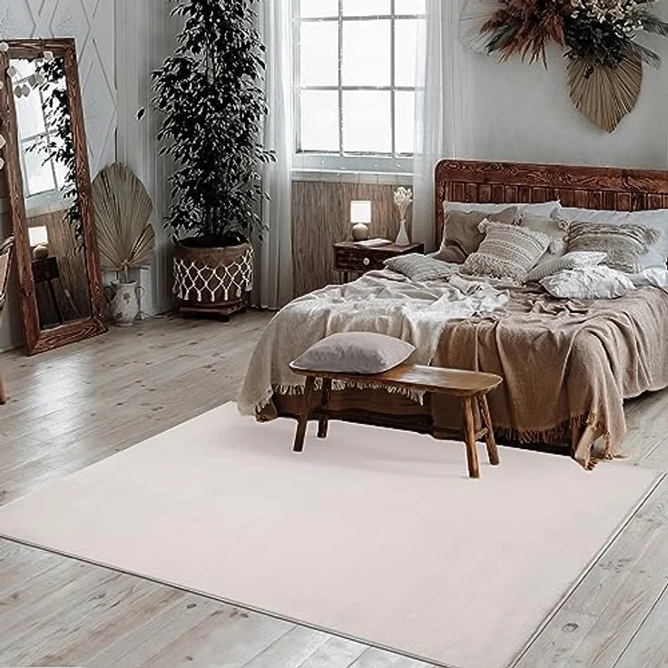 Mia's Teppiche Nova kuschelig Warmer Fellteppich, weich und elegant, waschbar und Fußbodenheizung geeignet – Bild 1