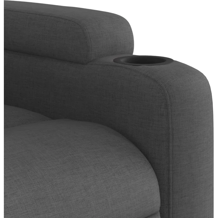vidaXL Massage-Relaxsessel, Stoff, Dunkelgrau 3206033 – Bild 8