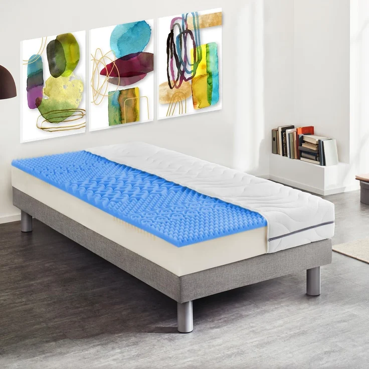 7 Zonen Viskoelastik-Matratze Sleezzz Smart 140 x 200 cm, Höhe 18 cm, Härtegrad H3 mit Air Memoryschaum – Bild 2
