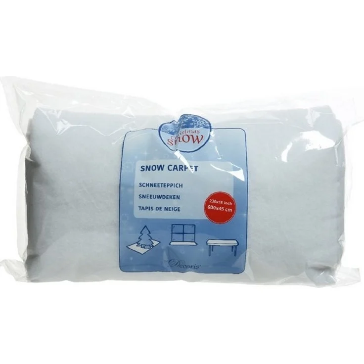 Kaemingk Weihnachtsbaumdecke Schneeteppich Polyester L. 600cm B. 45cm H. 1cm weiss – Bild 2