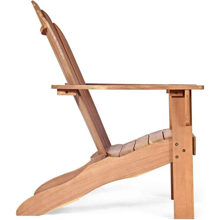 COSTWAY Gartenstuhl, Adirondack-Gartensessel, 69 x 88 x 103 cm – Bild 3