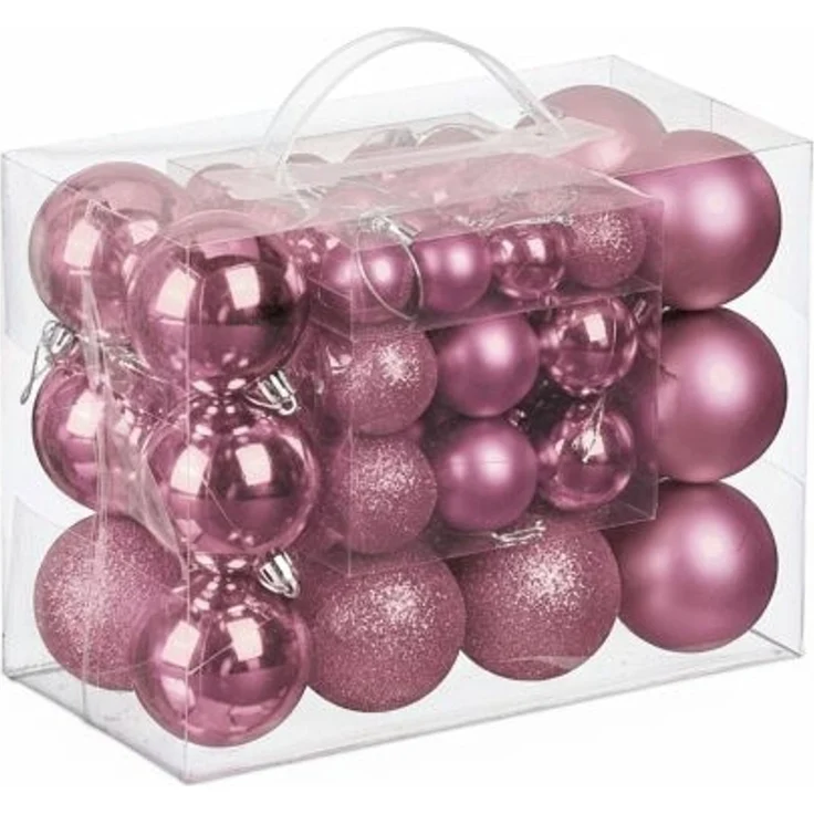 Relaxdays Weihnachtskugeln im 50er Set – Bild 6