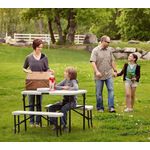 Lifetime Partytisch Bistrotisch Klapptisch | Weiß