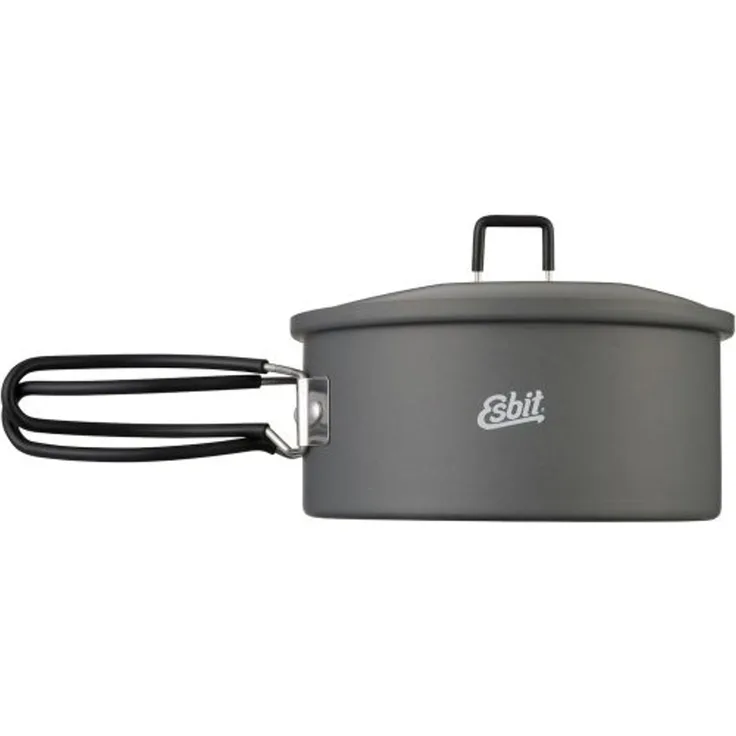 ESBIT Aluminium-Topf Topf Aluminium 1 1 l Aluminium Schwarz Schwarz 18/8
