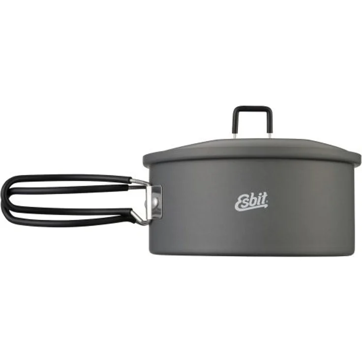 ESBIT Aluminium-Topf Topf Aluminium 1 1 l Aluminium Schwarz Schwarz 18/8