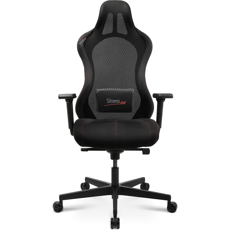 Topstar Bürostuhl Gamingstuhl Sitness RS Sport Plus Mikrofaser inkl. Armlehnen mit Lordosenkissen schwarz – Bild 2