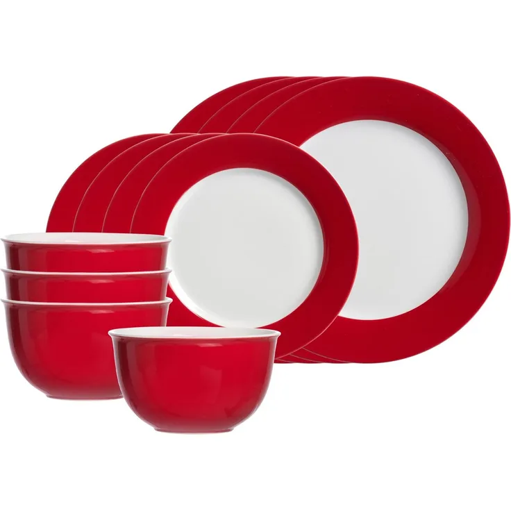 Ritzenhoff & Breker DOPPIO Basic-Set 12-teilig - Rot
