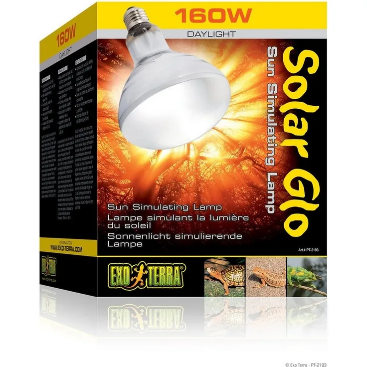 Exo Terra Terrarienleuchte Solar-Glo Daylight - Sonnenlicht simulierende Lampe