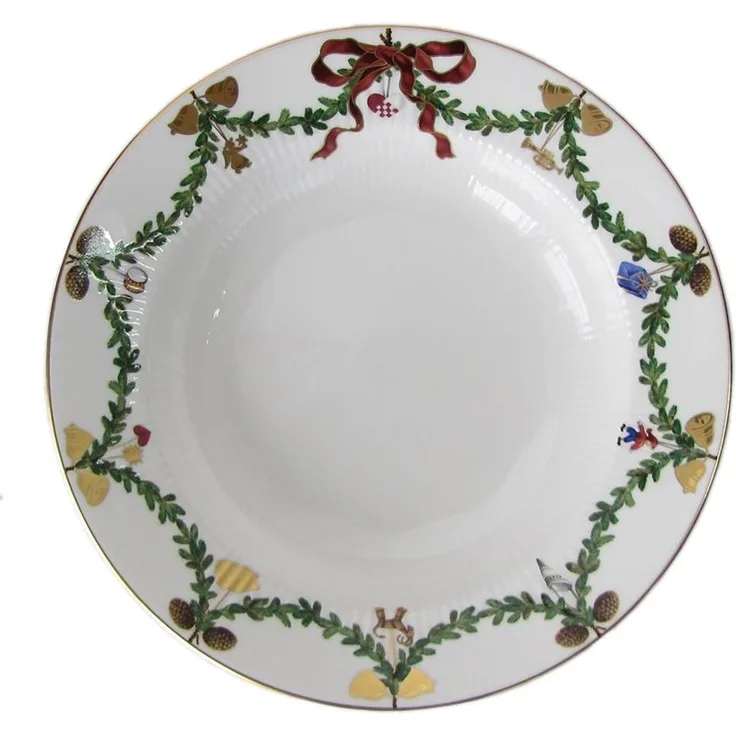 Royal Copenhagen Starfluted Christmas Teller 24 cm Tief