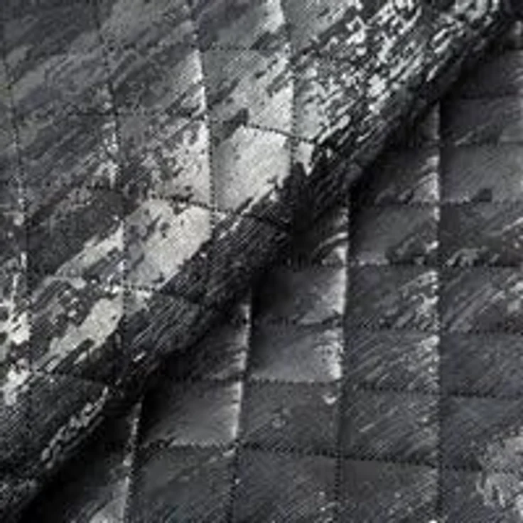 Elegante Tagesdecke Decke BLINK 3 dunkel 220x240 cm schwarz silber – Bild 3