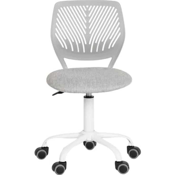 FurnitureR Gaming Stuhl für Kinder, ergonomischer Schreibtischstuhl ohne Armlehnen, moderner Bürostuhl mit Sitzhöhenverstellung und leisen Gummirädern, ideal für Lernen und Spielen – Bild 1