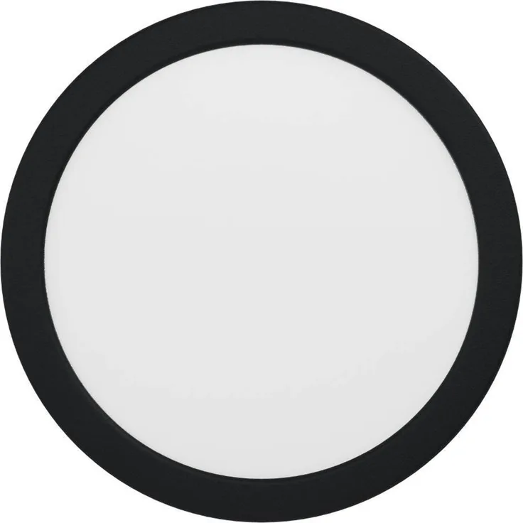 Eglo 98846 Einbauleuchte FUEVA-Z schwarz rund Ø:21,6cm dimmbar 2700-6500K IP20/44 mit Connect-Z Funktion