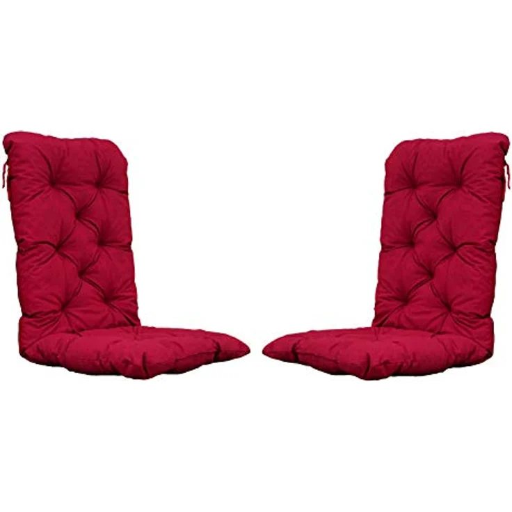 Chicreat Set mit 2 Hochlehnersesseln, 120 x 50 x 8 cm, Rot – Bild 2