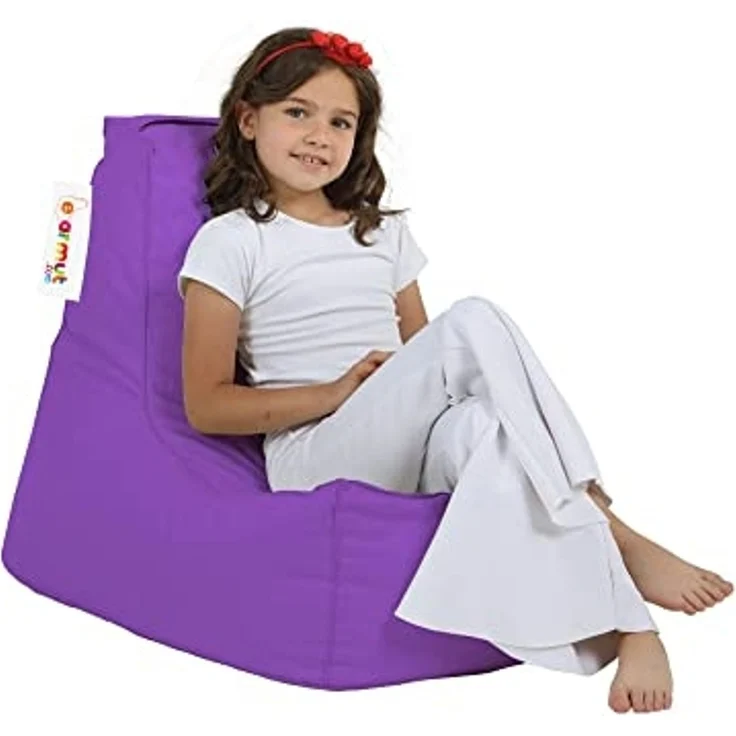Sitzsack für Kinder, für den Außenbereich, Violett – Bild 6