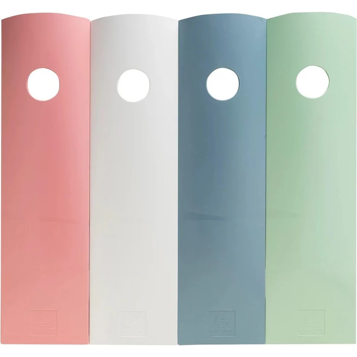 EXACOMPTA Aufbewahrungsbox Set mit 4 Stehsammlern Mag-Cube AutentiK Farben sortiert 182303SETD, Stehsammler – Bild 1