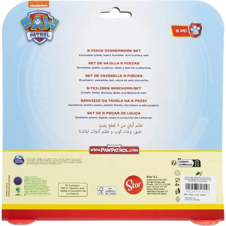 Paw Patrol 5-teiliges Kindergeschirr Essensset für Kinder – Bild 4