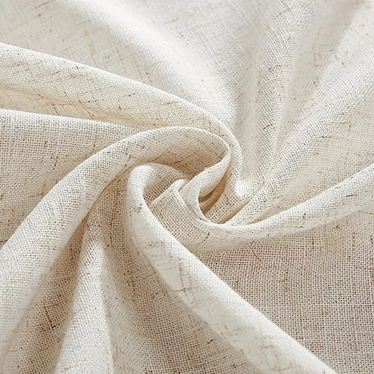 Laura Ashley Dothan Luxuriöse Tischdecke aus Leinenmischung für formelle Abendessen, Urlaub, Hochzeit oder Party, 152,4x213,4 cm, Taupe – Bild 6