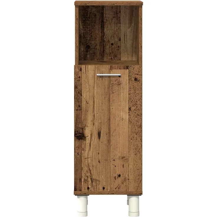 vidaXL 4-tlg. Badmöbel-Set Altholz-Optik Holzwerkstoff 3328557 – Bild 4