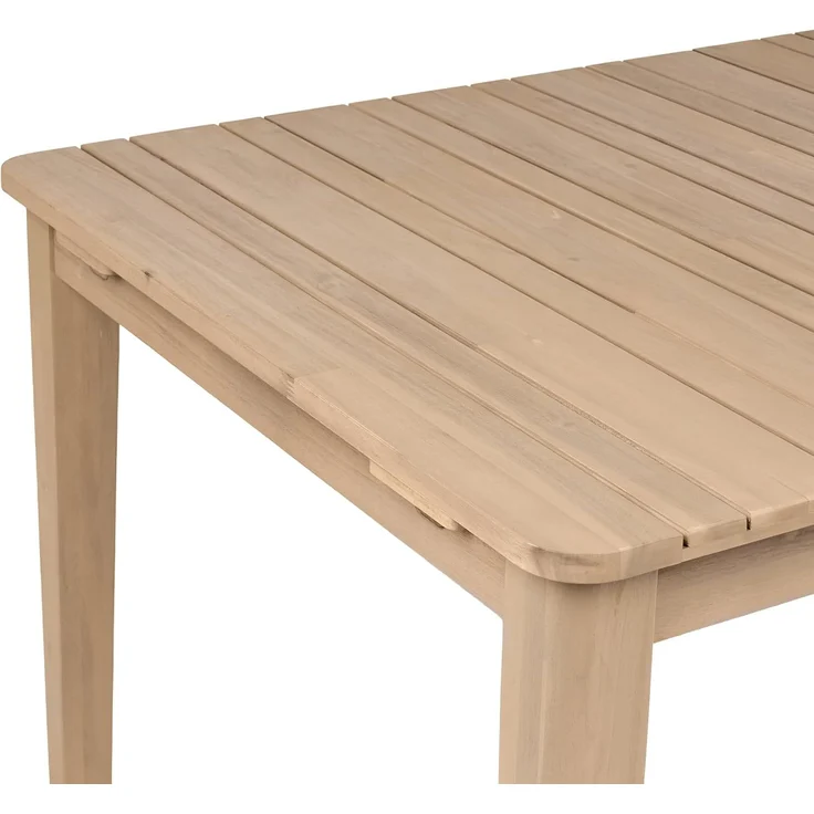 Ausziehbarer Gartentisch TOSCANELLA 180 280 cm 100 cm zertifiziertes Akazienholz Hellbraun – Bild 7