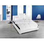 f.a.n. Kansas – Steppbett aus 100% Microfaser, kochfest und trocknergeeignet, auch für Allergiker, Ausführung: Vierjahreszeiten-Steppbett, Größe: 155 x 220 cm