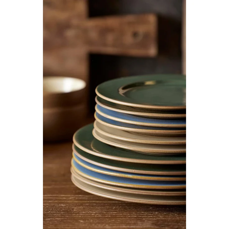 Bitz Dessertteller 22 cm Wood/Ocean Steinzeug – Bild 8