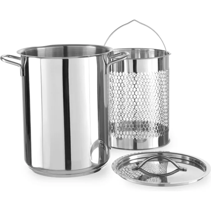 HENDI Spargel- und Nudeltopf XL, 5,5L, ⌀162x(H)280mm