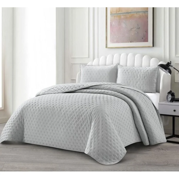 alesvelt Tagesdecke Set Efsun Überwurf Decke 3-Teilig 240x250 cm,atmungsaktiv 2-Personen – Bild 3