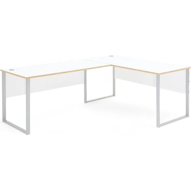 Innostyle Schreibtisch Memphis Eckschreibtisch, 223x77x170cm (B/H/T) (1-St), ABS-Kantenschutz, Soft Touch Oberfläche