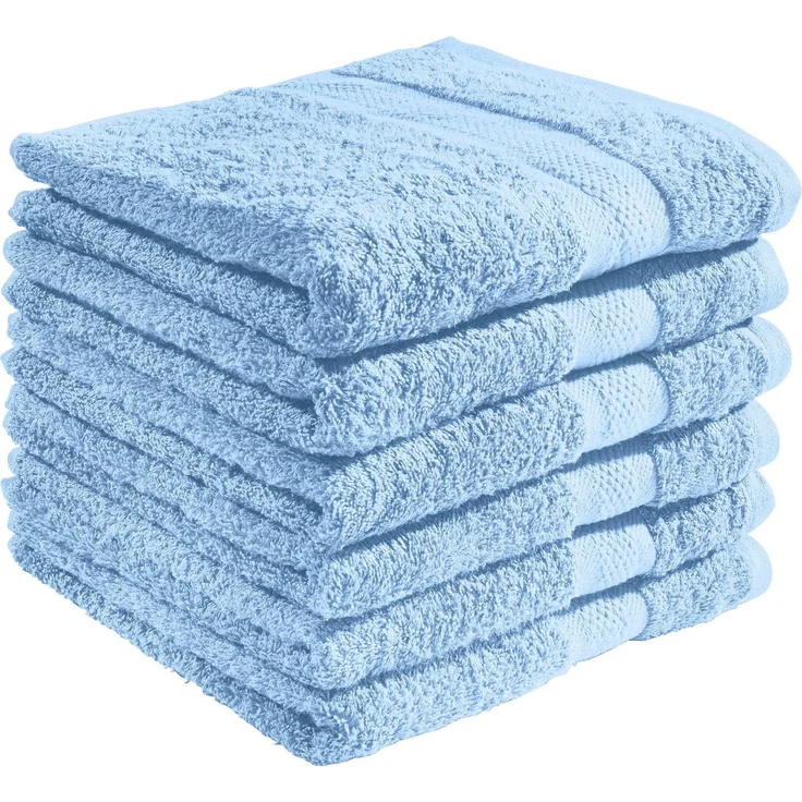 REDBEST Handtuch Handtuch "Chicago" 6er-Pack, Frottier (6-St), Walk-Frottier Uni – Bild 5