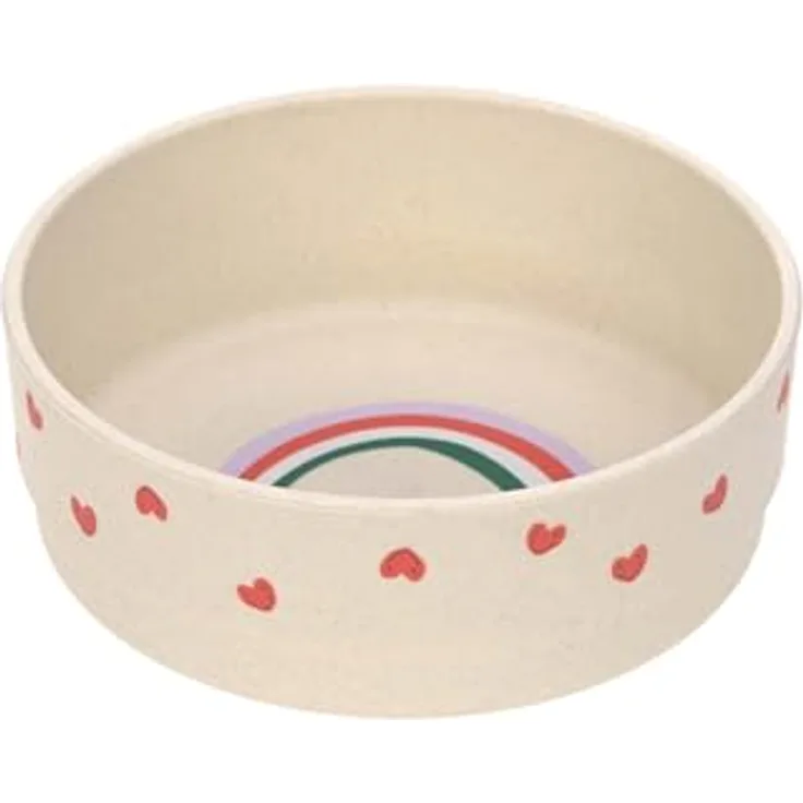 Lässig Schale Bowl - Happy Rascals Heart - bruchfest, BPA-frei, lavender, spülmaschinen- und mikrowellengeeignet