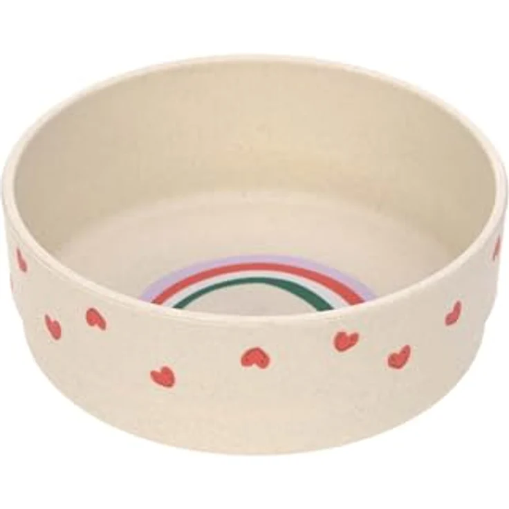 Lässig Schale Bowl - Happy Rascals Heart - bruchfest, BPA-frei, lavender, spülmaschinen- und mikrowellengeeignet – Bild 1