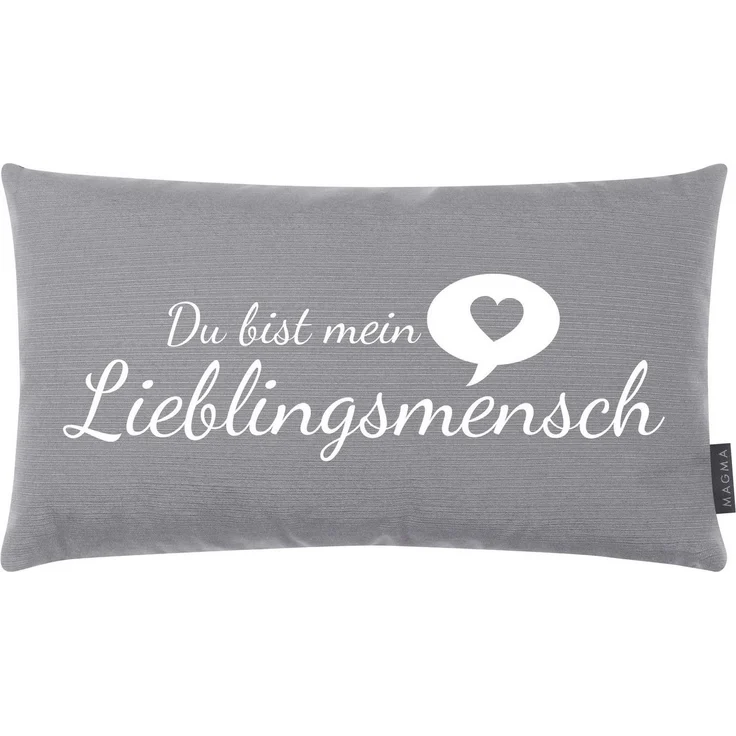 Magma Heimtex Dekokissen »Lieblingsmensch«, mit Schriftzug, Mit Siebdruck "Du bist mein Lieblingsmensch" – Bild 3