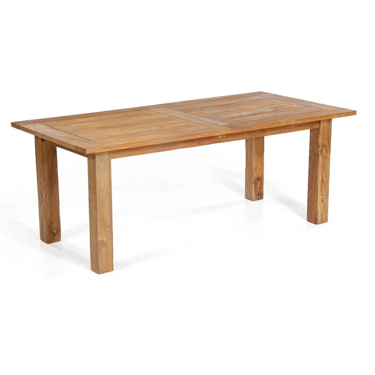 Sonnenpartner Gartentisch Charleston ausziehbar 200/260x100 cm Teakholz Old Teak