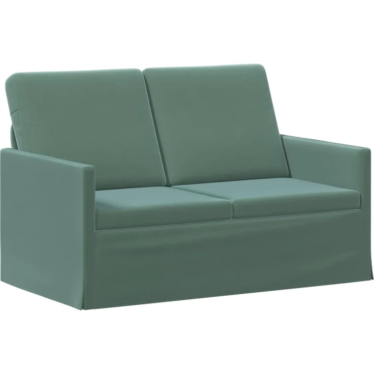 vidaXL Sofa-Set 2 pcs Meergrün Samt (V) 3433201 – Bild 3