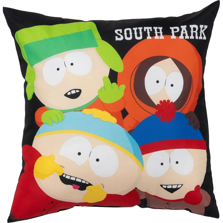 United Labels® Dekokissen South Park Kissen Plüsch Dekokissen Zierkissen Kopfkissen 40x40 cm