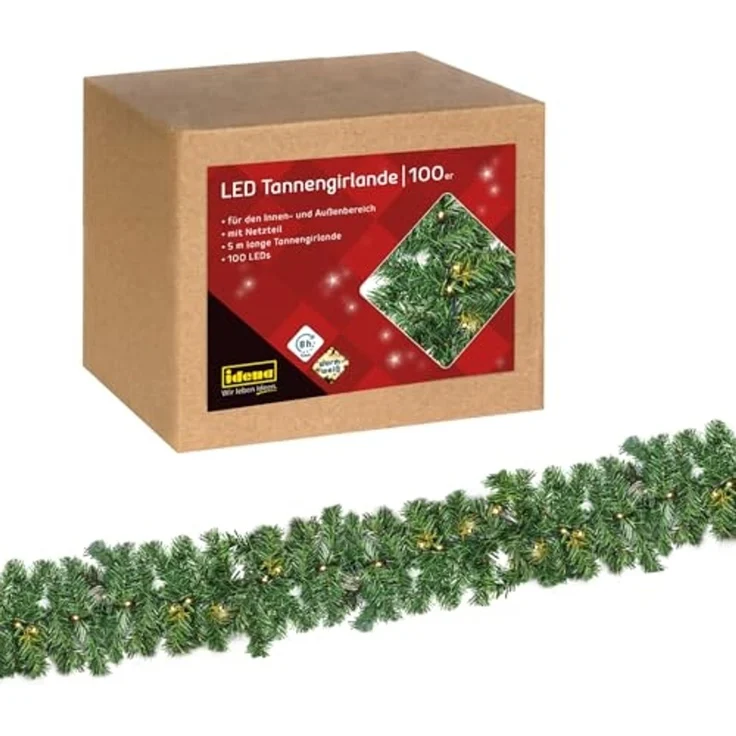 Idena Lichterkette 5 m grün – Bild 1