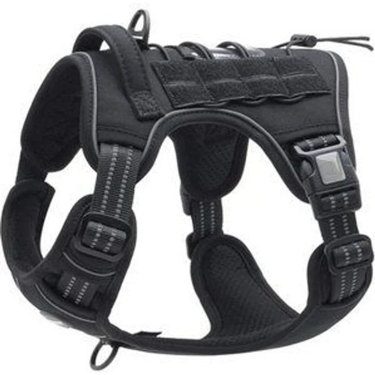 Blusmart Hunde-Geschirr Taktisches Hundegeschirr, Nylon, Verstellbares Hundegeschirr – Bild 6