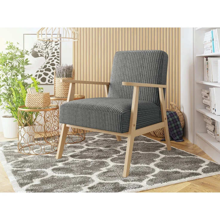 Sessel Wikez Cord (Farbe: Poso 22) – Bild 2