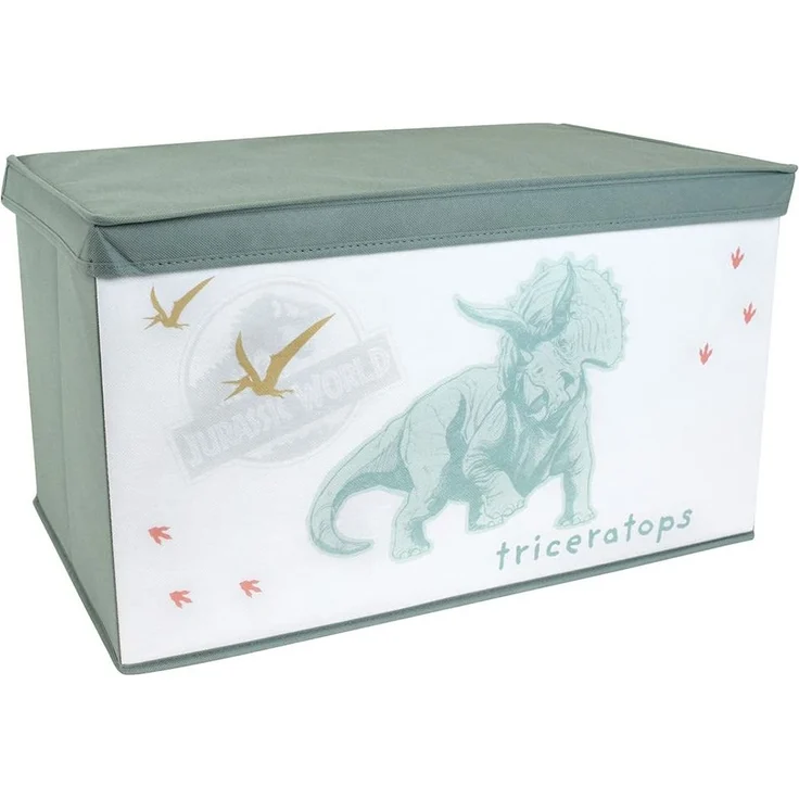 Fun House 713503 Jurassic World Dinosaurier Spielzeugkiste faltbar 55,5 x 34,5 x 34 cm für Kinder – Bild 1
