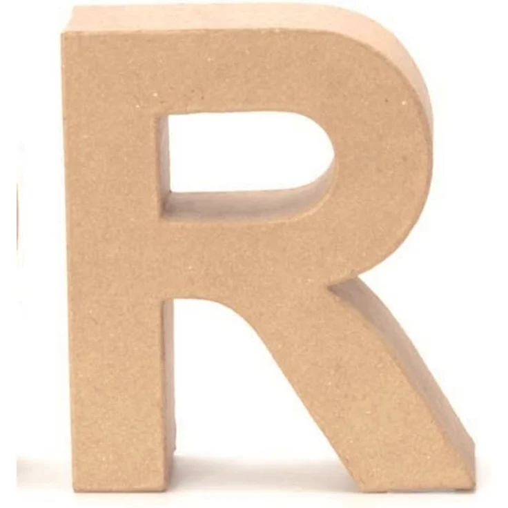 Glorex Papp-Buchstabe R 17,5 x 5,5 cm