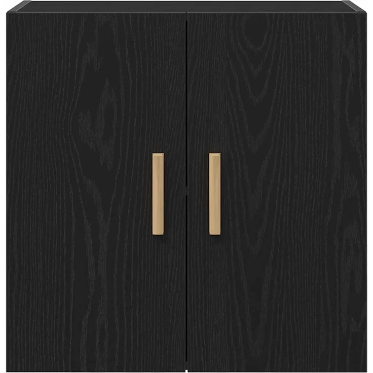 vidaXL Wandschrank Schwarz Eichen-Optik 60 x 30 x 60 cm Holzwerkstoff 862799 – Bild 6