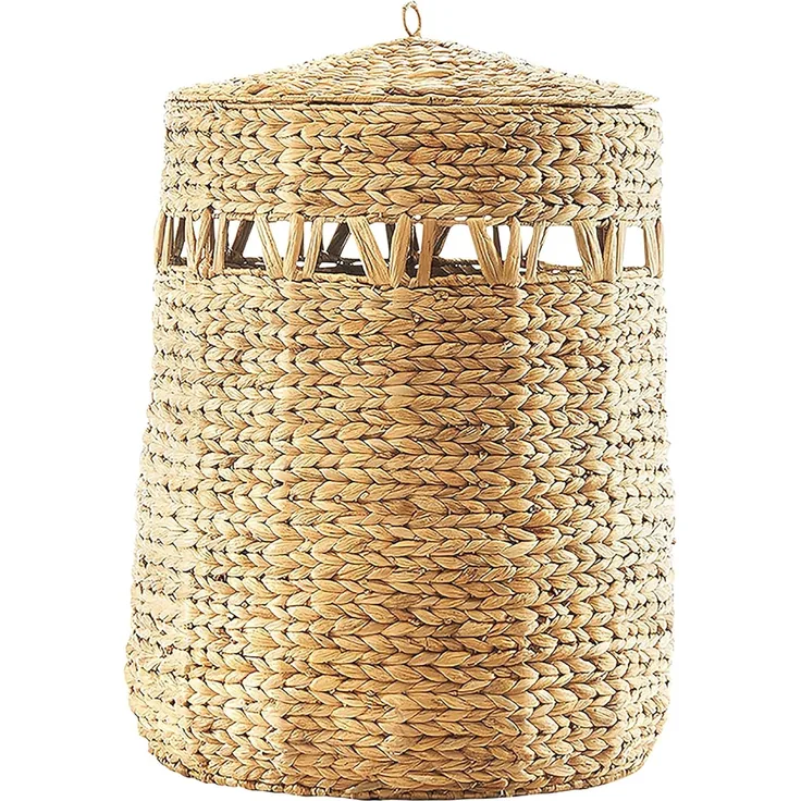 Kobolo Wäschekorb Aufbewahrung Korb NATURE - Wasserhyazinthe natur