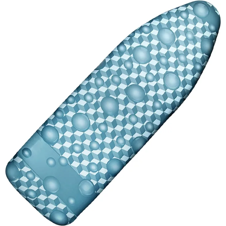 Dalykate Bügelbrettbezug, 21x57 cm, mit flamm- und schmutzabweisender dicker Polsterung und elastischem Rand, 4 Verschlüsse und 1 schützendes Netztuch 18 X 49 Blau (Berry Blue)