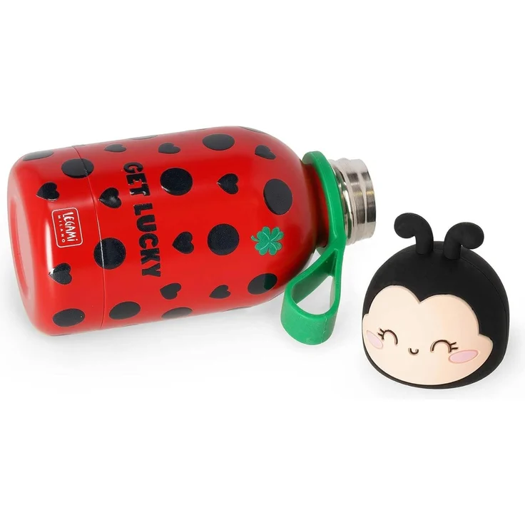 Legami - Hot&Cold BFF Ladybug Kinder-Thermosflasche, doppelwandiger 18/8 Edelstahl, luftdicht, hält 12 Stunden warm – Bild 5