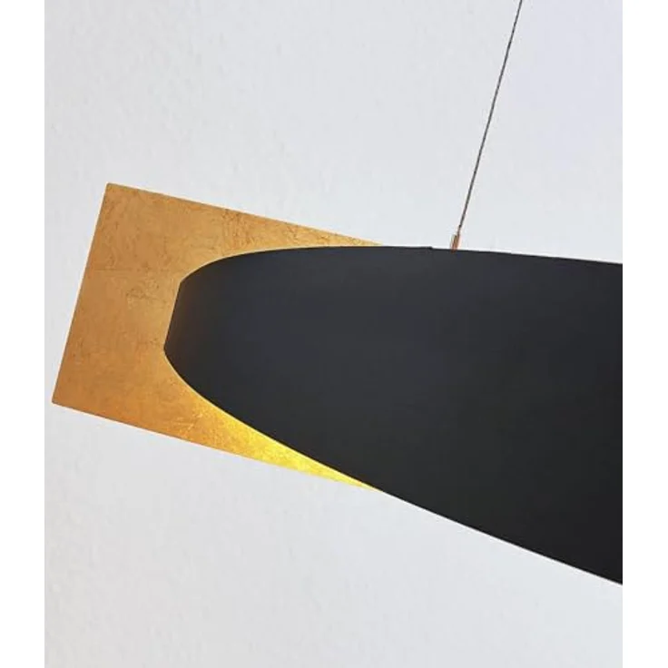 Lucande LED-Hängeleuchte Marija, 101 cm, dimmbar, schwarz-gold – Bild 8