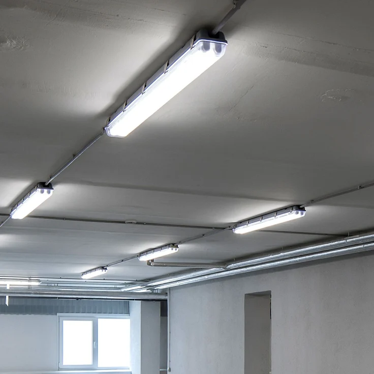 8er Set LED Wannenleuchte, 4320 Lumen, neutralweiß, L 120 cm – Bild 9