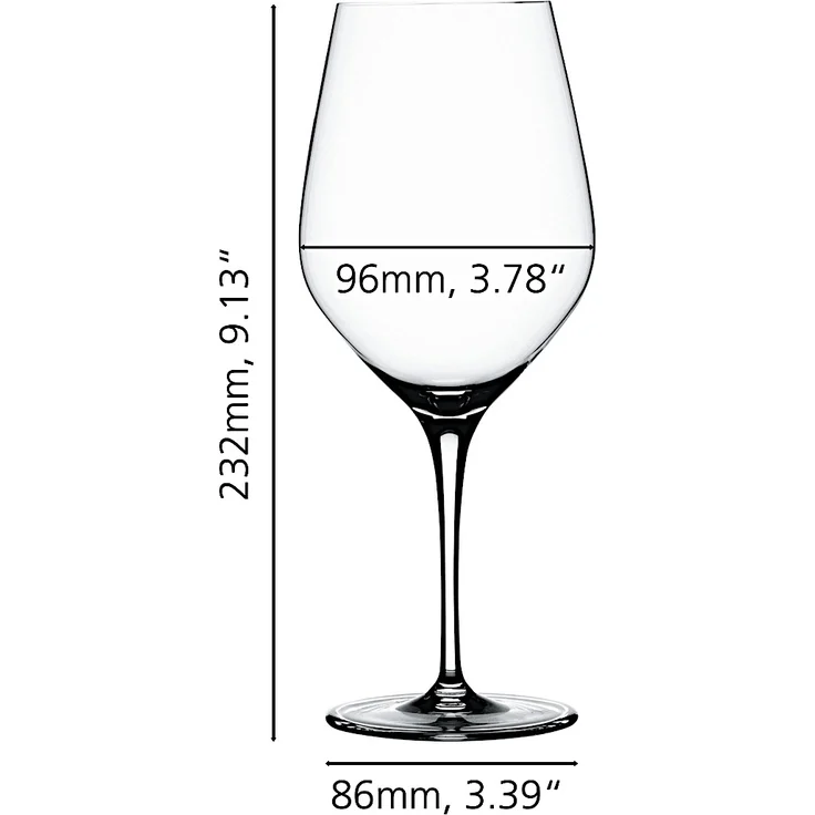 SPIEGELAU 4400177 AUTHENTIS Bordeauxglas 4er Set – Bild 2