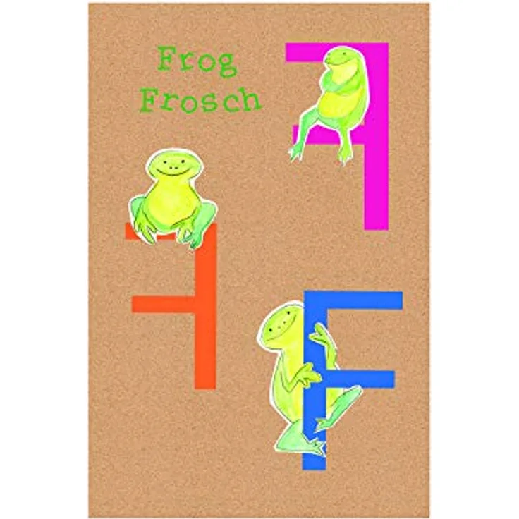 Komar ABC Animal F, Wandbild Poster für Kinderzimmer, 30 x 40 cm, fotorealistischer Druck auf Premium-Fotopapier, ohne Rahmen, MADE IN GERMANY