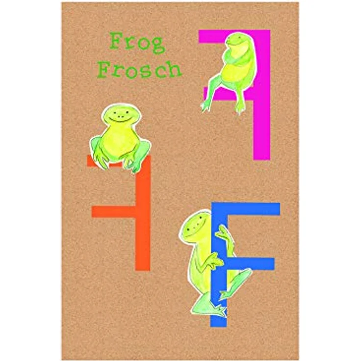 Komar ABC Animal F, Wandbild Poster für Kinderzimmer, 30 x 40 cm, fotorealistischer Druck auf Premium-Fotopapier, ohne Rahmen, MADE IN GERMANY – Bild 1